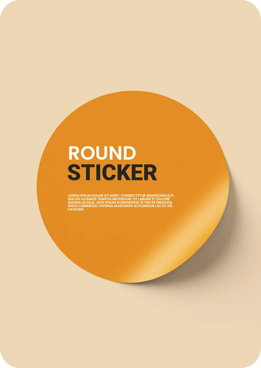 Round Stickers custom round stickers